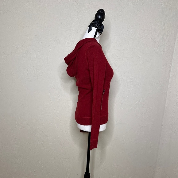 Three Dots Red Women's Sweater Cardigan/Size Small - Picture 5 of 11